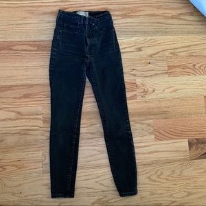 Everlane Stretch High-Rise Ankle Skinny Jeans